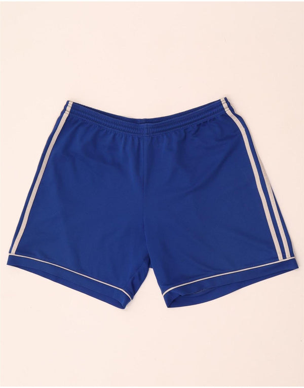 Pantaloni scurți sport pentru bărbați Adidas, mari, albastru, poliester