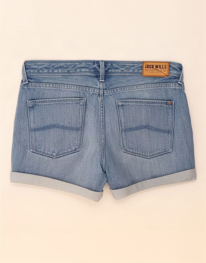 Pantaloni scurți din denim Jack Wills pentru femei Medium W30 Blue Spotted