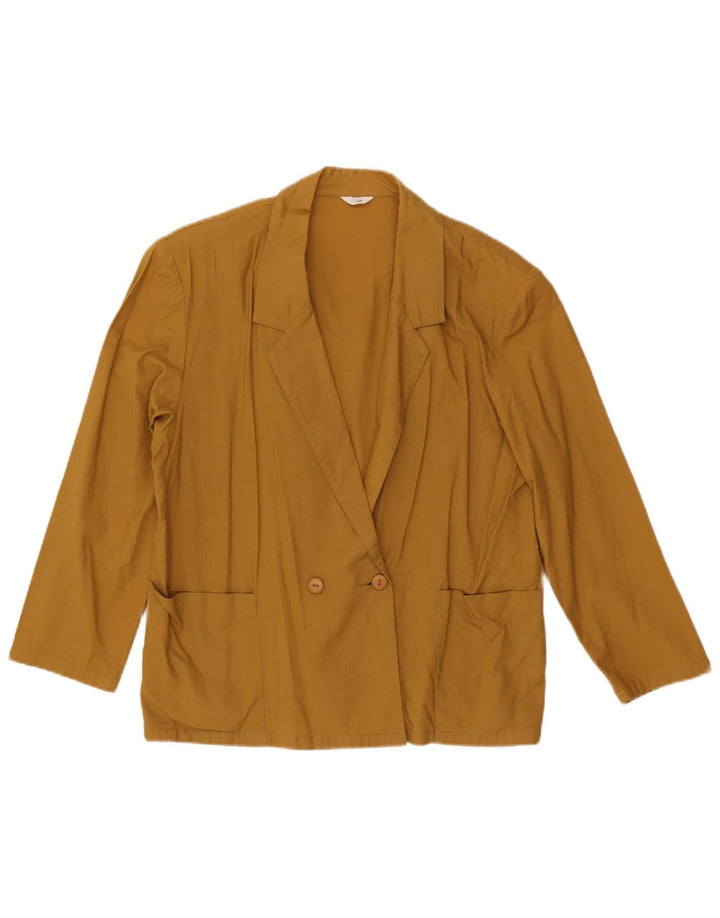 C & A Jachetă pentru femei cu două pieptări EU 44 XL bumbac galben