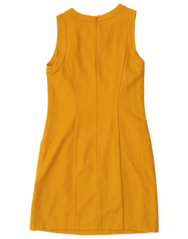Rochie Oasis pentru femei fără mâneci, UK 8, lână galbenă mică