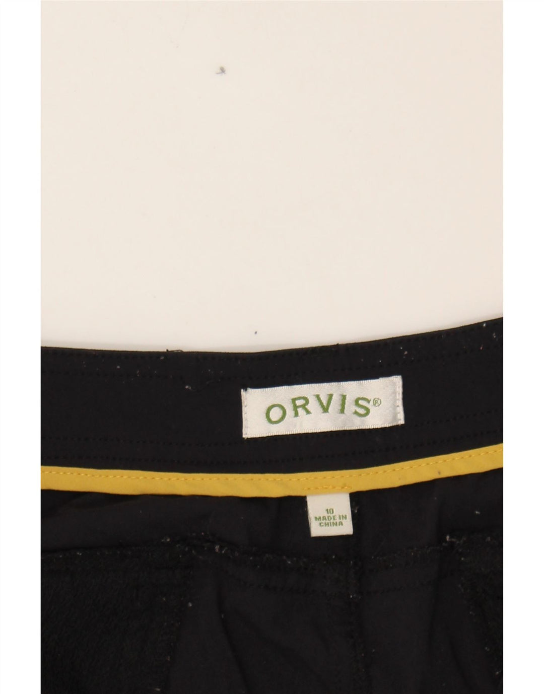 ORVIS Womens Slim Cargo Trousers US 10 Large W32 L31 Black Nylon Vintage Orvis and Second-Hand Orvis from Messina Hembry 