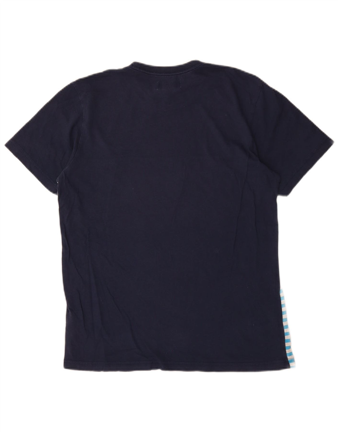 Tricou pentru bărbați Adidas Top Mediu Bleumarin, Bumbac cu dungi