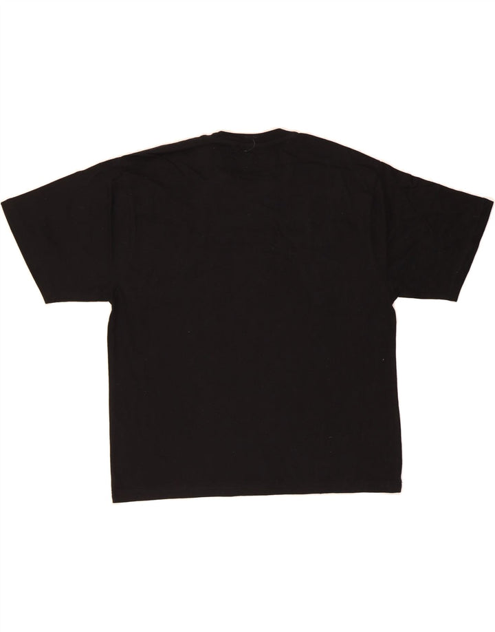 REEBOK Mens T-Shirt Top 2XL Black Vintage Reebok and Second-Hand Reebok from Messina Hembry 