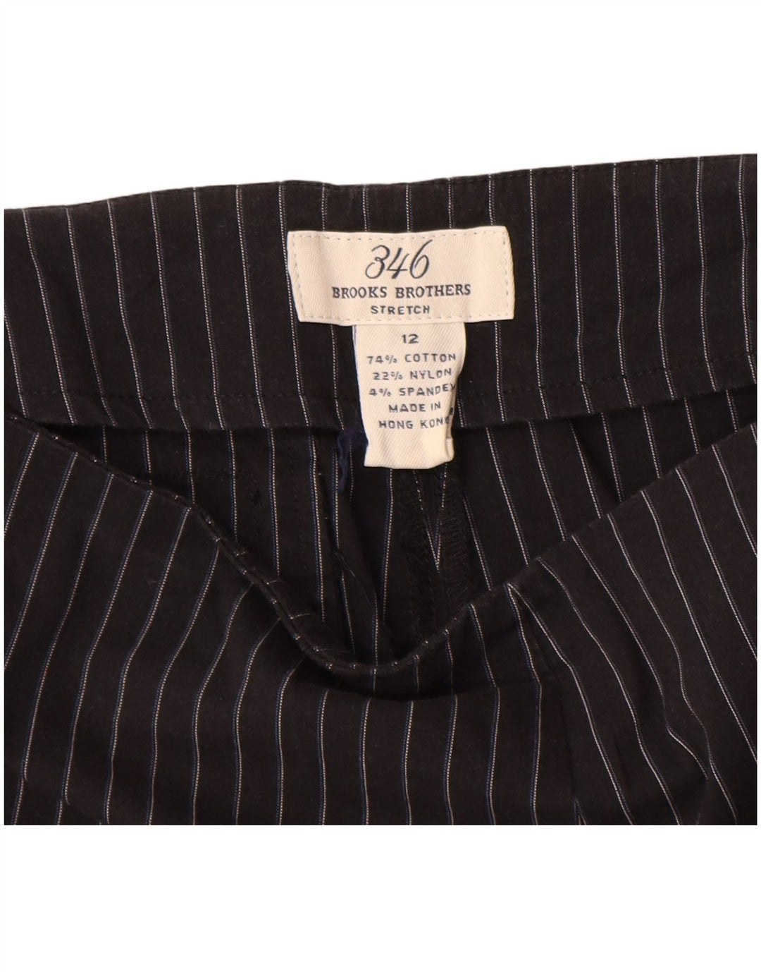 BROOKS BROTHERS Pantaloni casual 346 pentru femei US 12 Large W30 L28 Negru