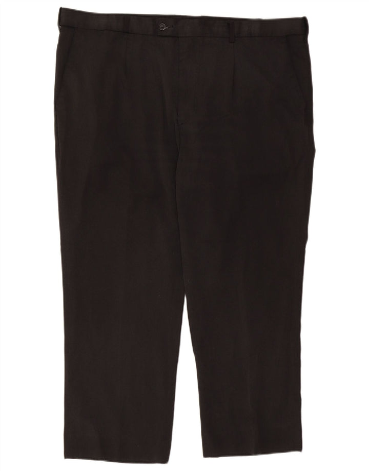 Pantaloni de costum pentru bărbați Farah L41 L26 Poliester negru