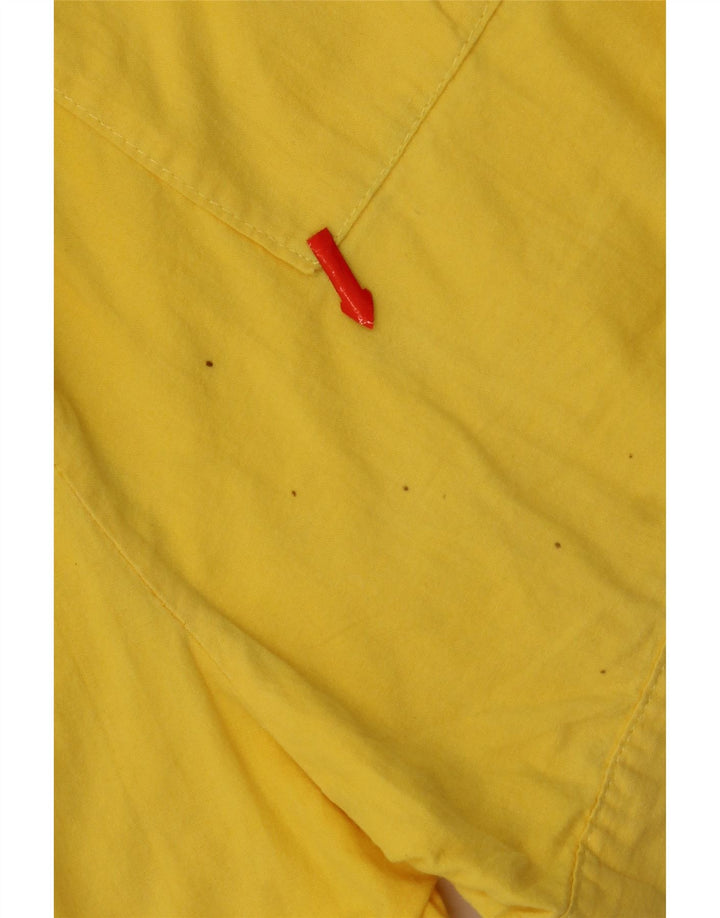 Pantaloni scurti cargo vintage pentru femei W28 galben mediu
