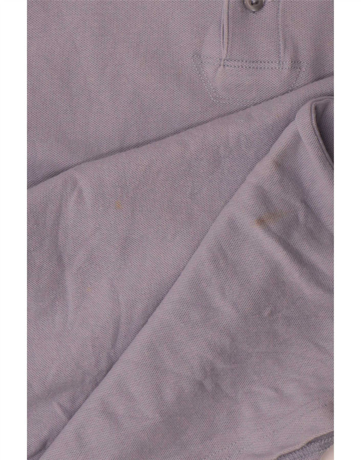 Tricou polo pentru bărbați Penguin, cu croiala clasică, din bumbac albastru mediu