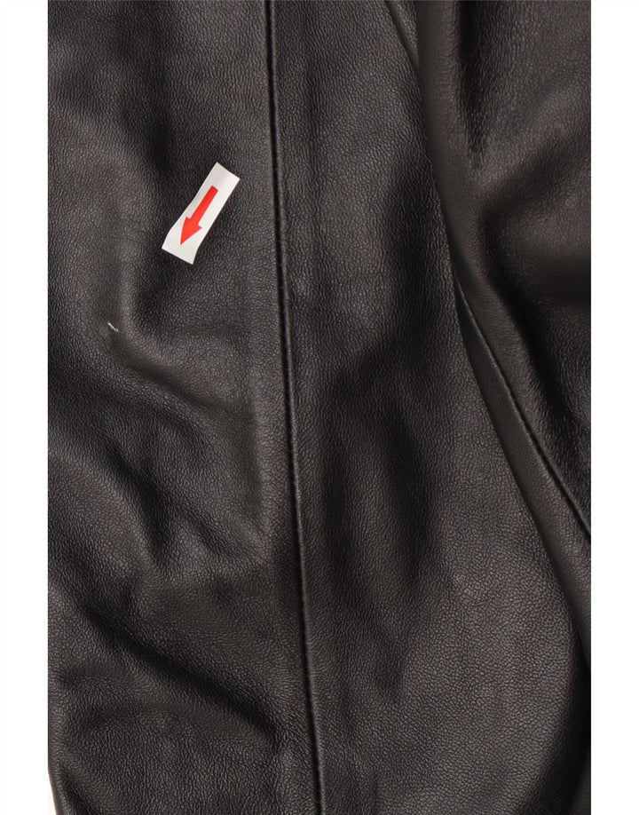 Jachetă Sardar Woodlands din piele pentru femei UK 16 Large Black