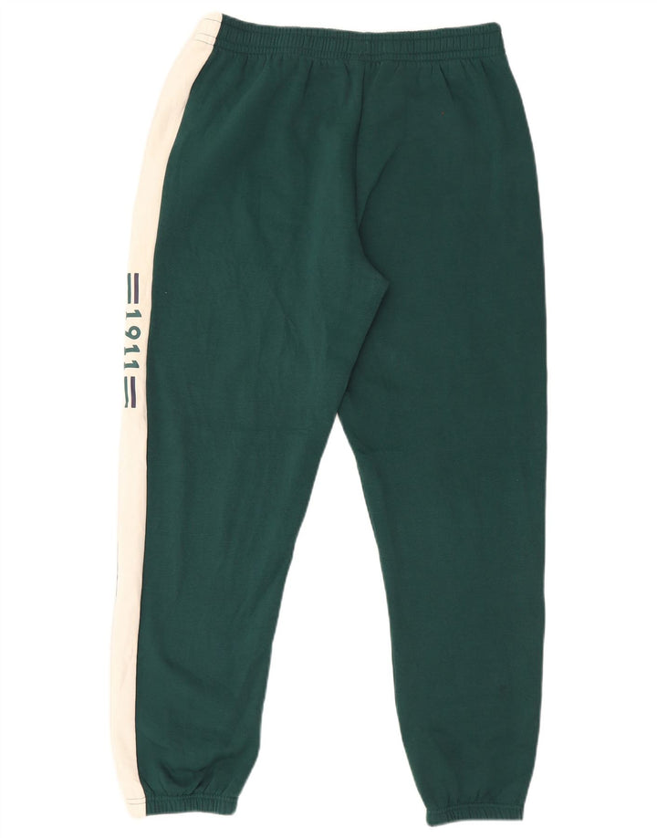 Pantaloni de trening cu grafică Fila pentru bărbați Pantaloni de jogging, verde mediu, color block