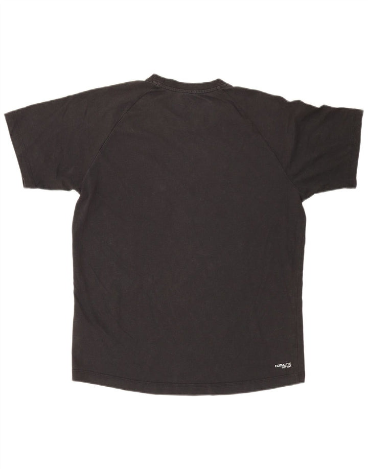 Tricou Adidas Climalite pentru bărbați Top Medium Negru Bumbac