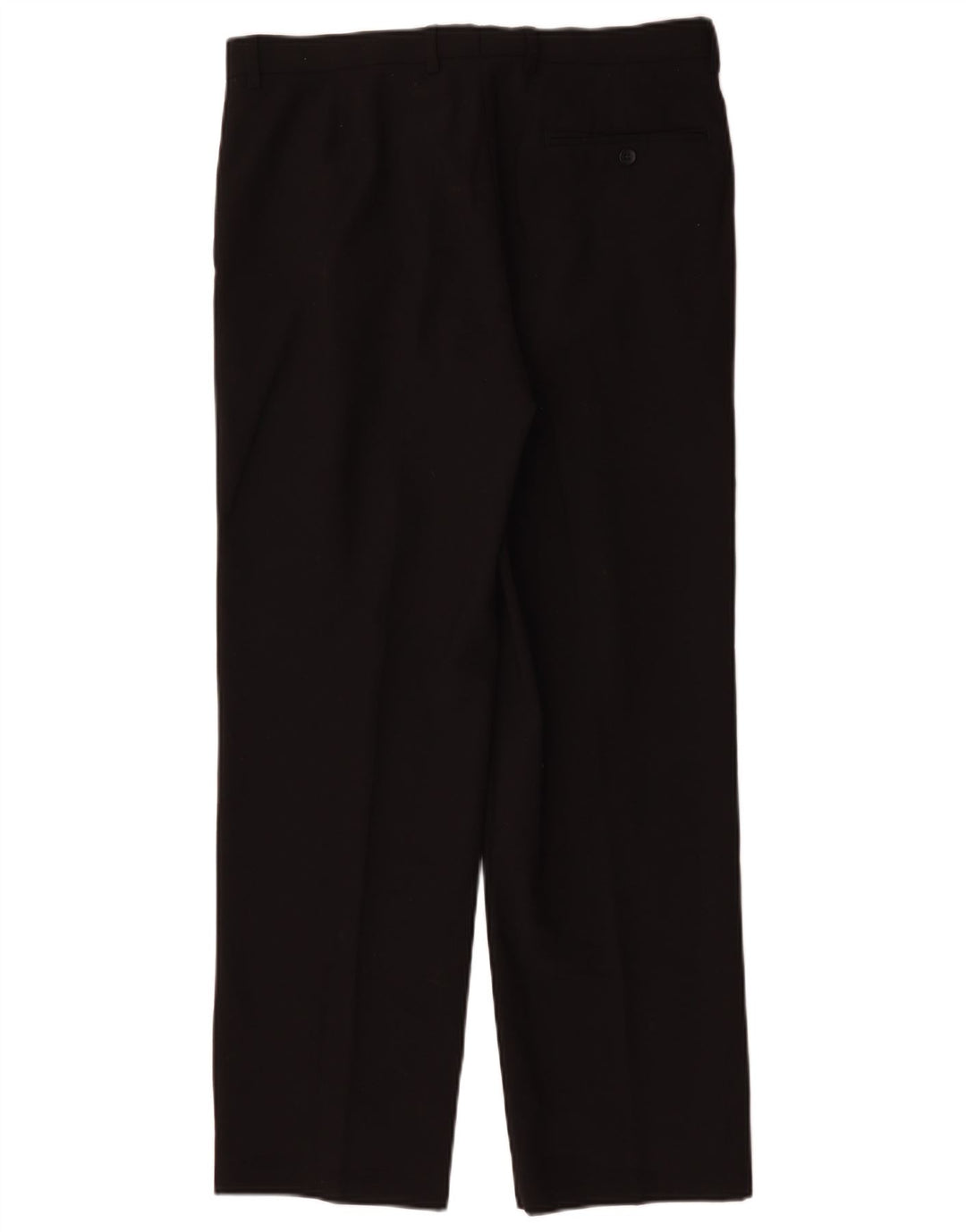 Marks & Spencer Pantaloni de costum croiți pentru bărbați L34 L29 Poliester negru