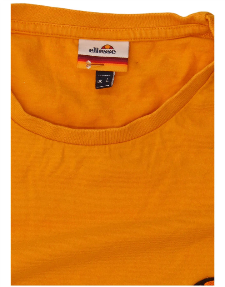 Tricou pentru bărbați Ellesse Top mare galben Colorblock