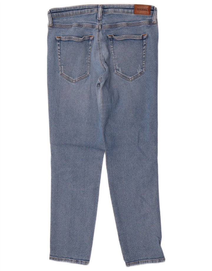 Blugi slim pentru femei Distressed Diesel W30 L27 Bumbac albastru