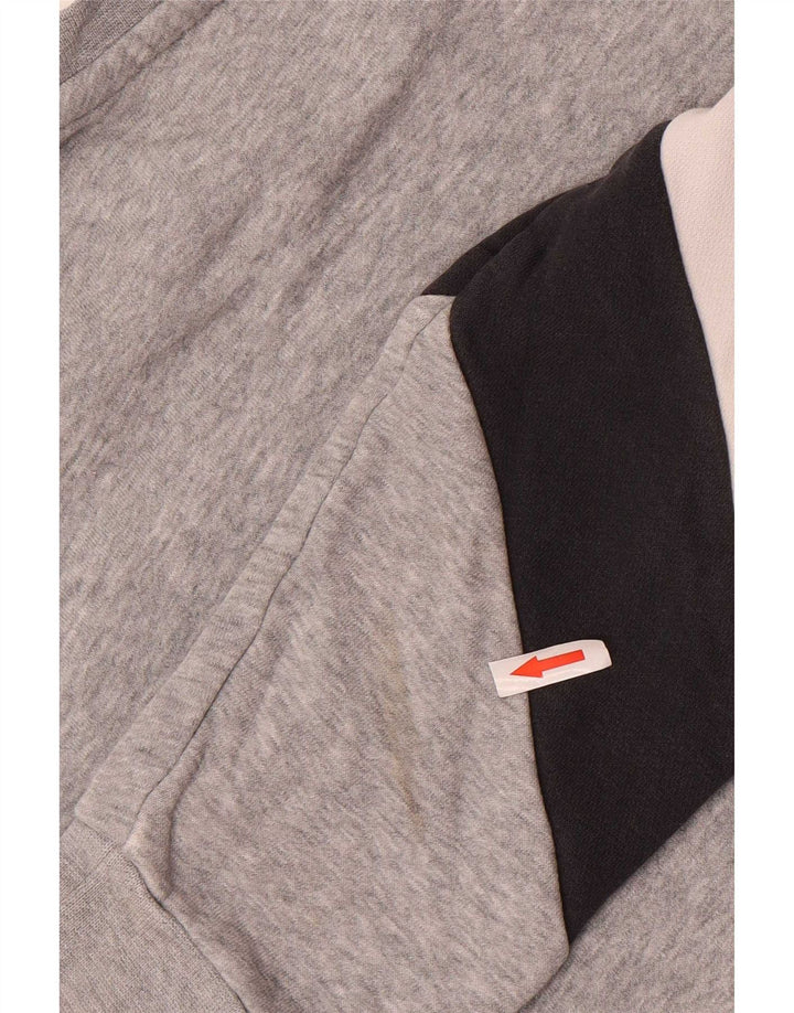 Hanorac grafic pentru bărbați Nike Jumper mic, gri, bumbac color bloc