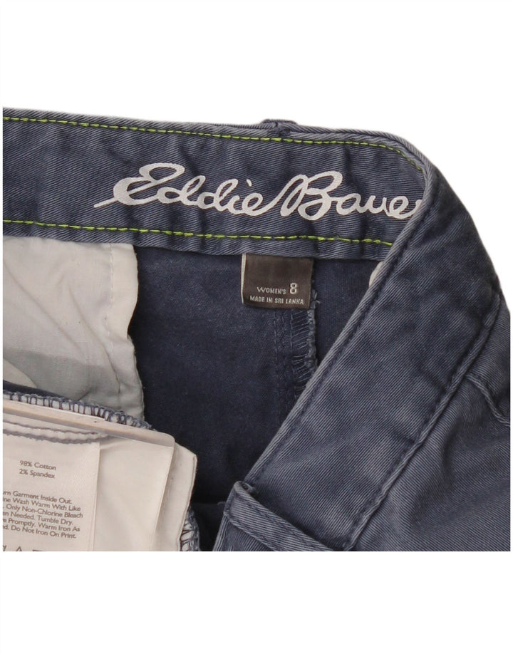 Pantaloni chino pentru femei Boyfriend Eddie Bauer US 8 Medium W34 L30 Bleumarin