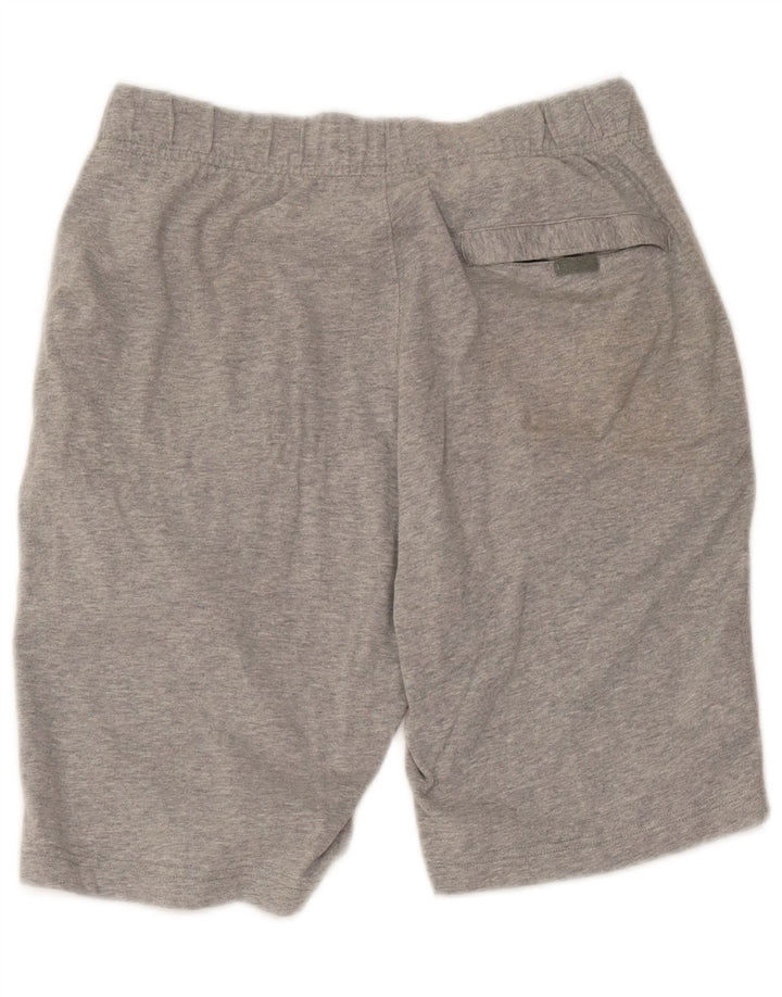 Pantaloni scurți casual Nike pentru bărbați, bumbac cu pete mici, gri