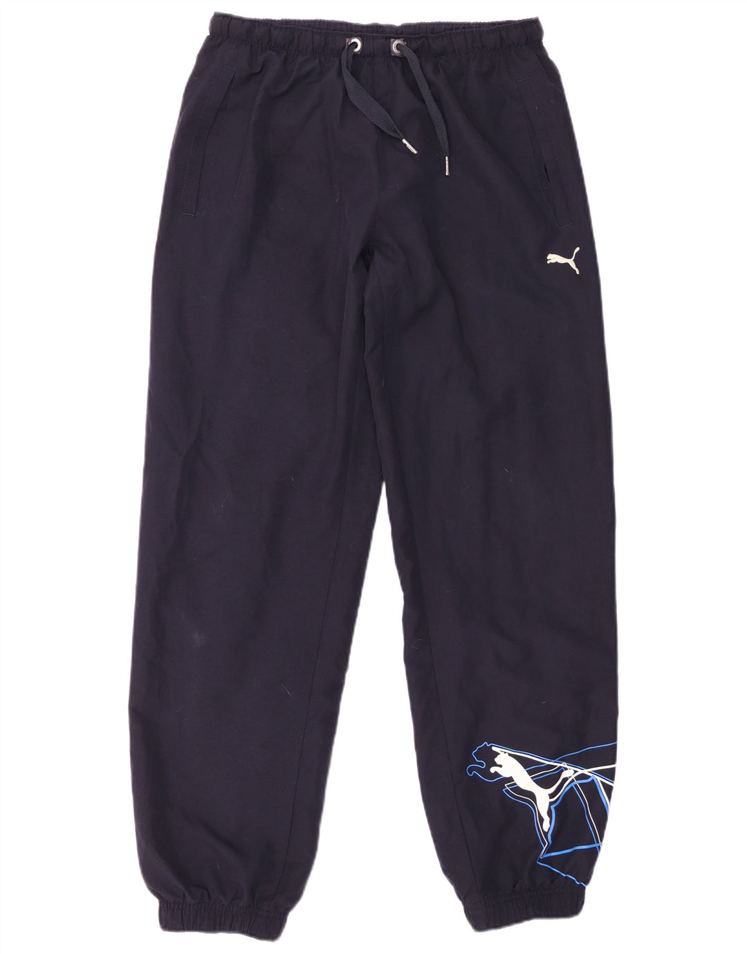 Pantaloni de trening grafic pentru bărbați PUMA Pantaloni de jogging Medium Bleumarin