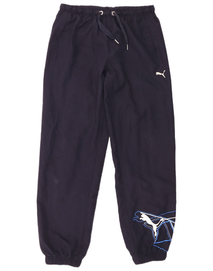 Pantaloni de trening grafic pentru bărbați PUMA Pantaloni de jogging Medium Bleumarin