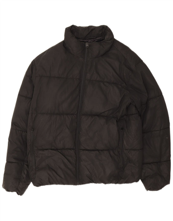 Jachetă căptușită pentru bărbați Zara UK 40 Large Black