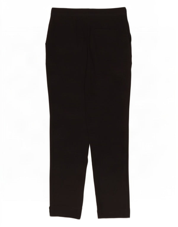 Marks & Spencer Pantaloni casual pentru femei cu talie înaltă UK 10 Small W24 L30 Negru