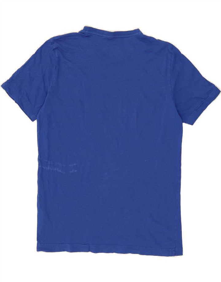 PUMA Mens Graphic T-Shirt Top Medium Blue Cotton Vintage Puma and Second-Hand Puma from Messina Hembry 