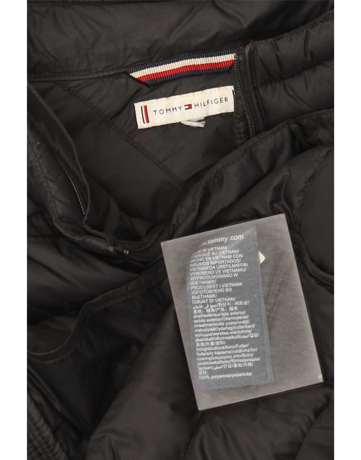 Jachetă căptușită Tommy Hilfiger pentru femei UK 20 2XL Poliamidă neagră