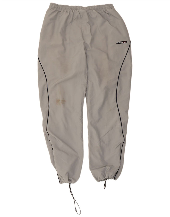 Pantaloni de trening Reebok pentru bărbați Joggeri mari, gri, poliester