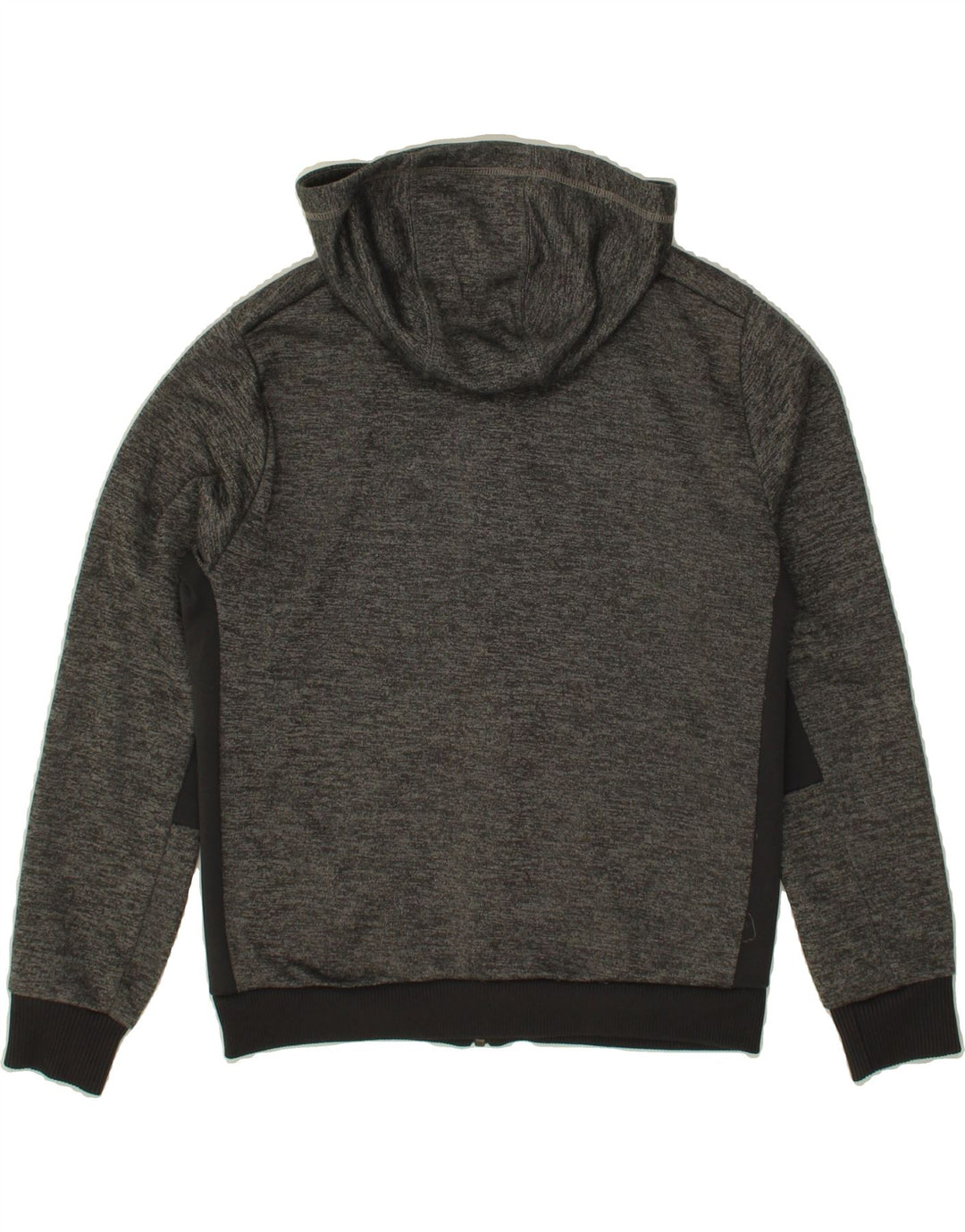 ADIDAS Boys Zip Hoodie Sweater 13-14 Years  Grey Colourblock Polyester Vintage Adidas and Second-Hand Adidas from Messina Hembry 