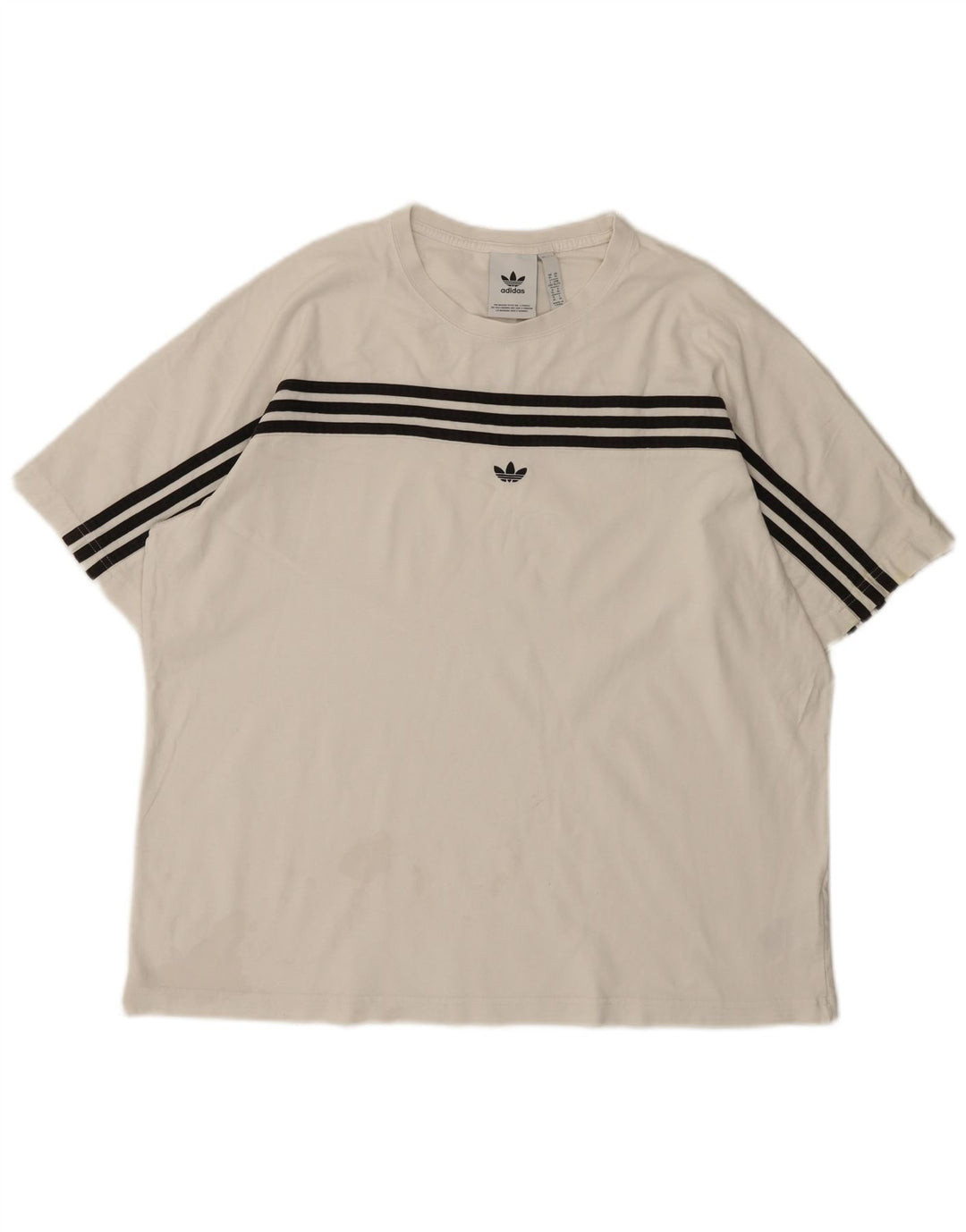 Tricou pentru bărbați Adidas Top XL Bumbac alb