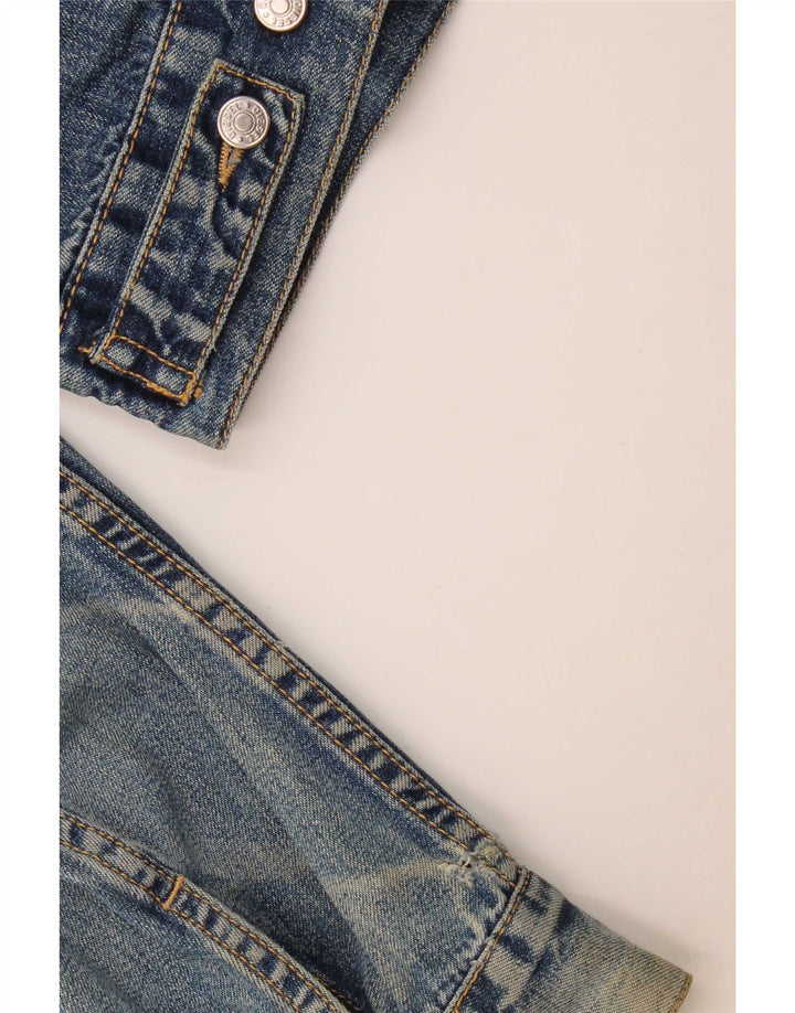 Jachetă Denim Diesel Băieți 11-12 Ani XL Bumbac Albastru