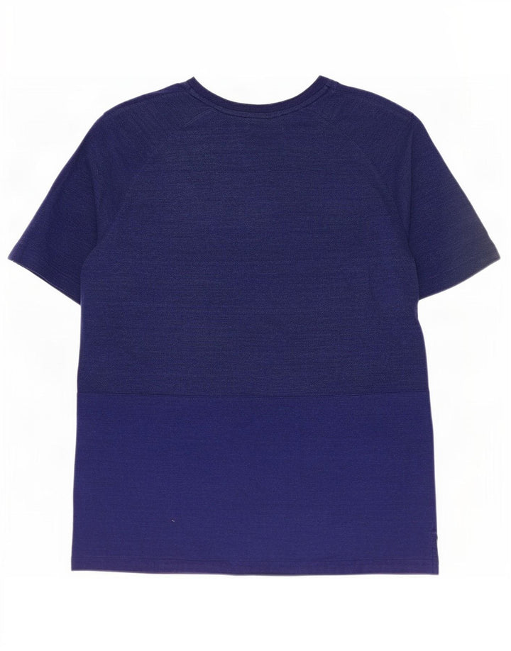 Tricou pentru bărbați Nike Top mediu din bumbac bleumarin