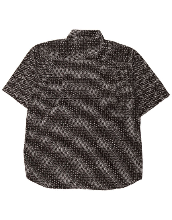 Cămașă cu mânecă scurtă pentru bărbați Canda XL Poliester geometric geometric