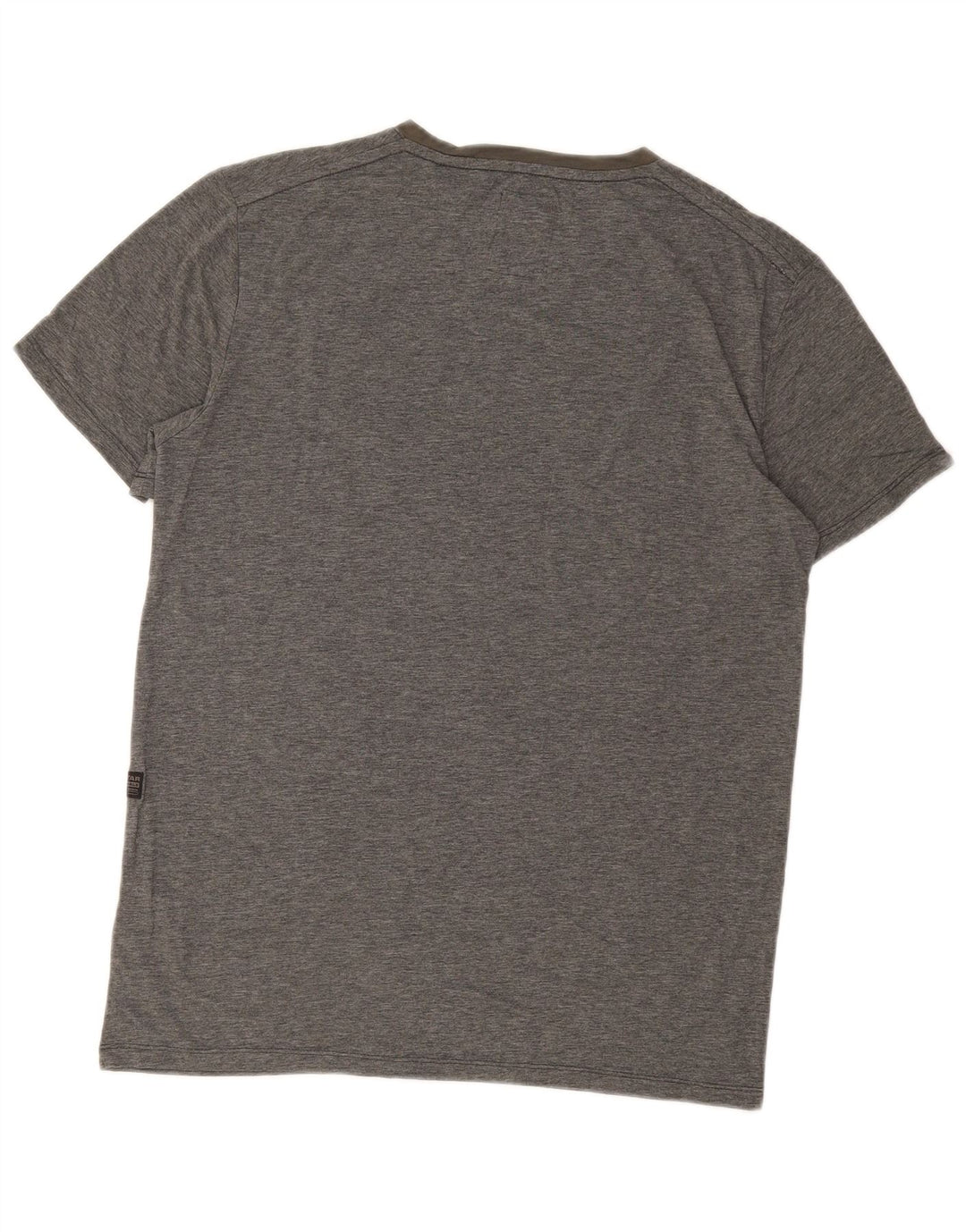 Tricou grafic pentru bărbați G-STAR Top mare din bumbac gri