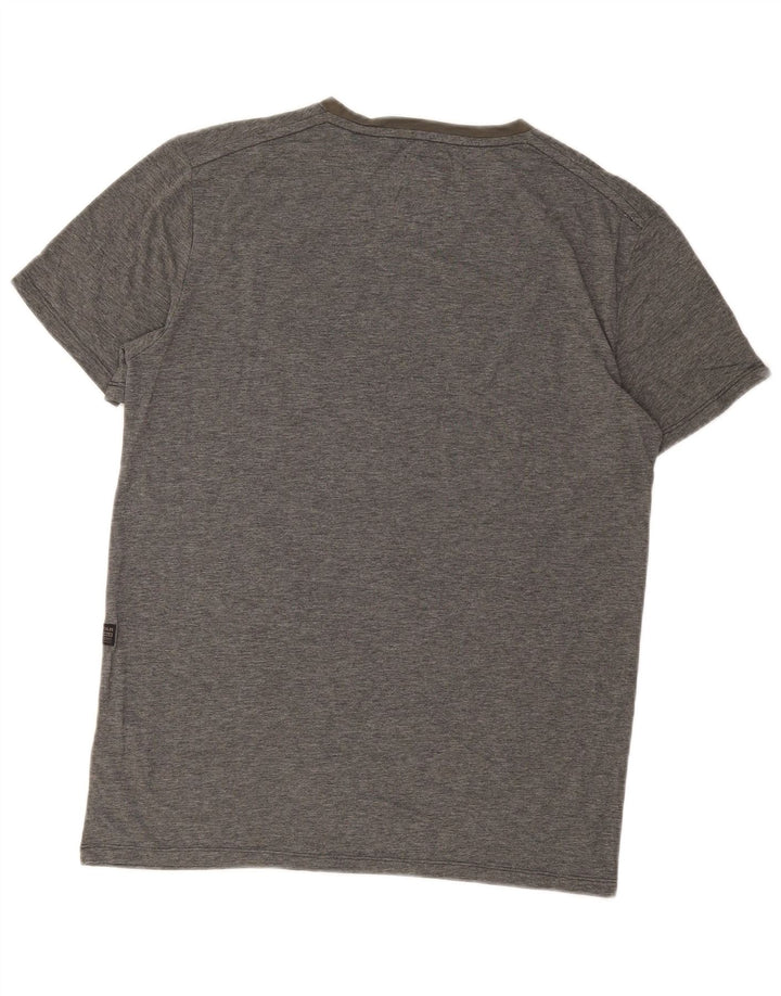 Tricou grafic pentru bărbați G-STAR Top mare din bumbac gri