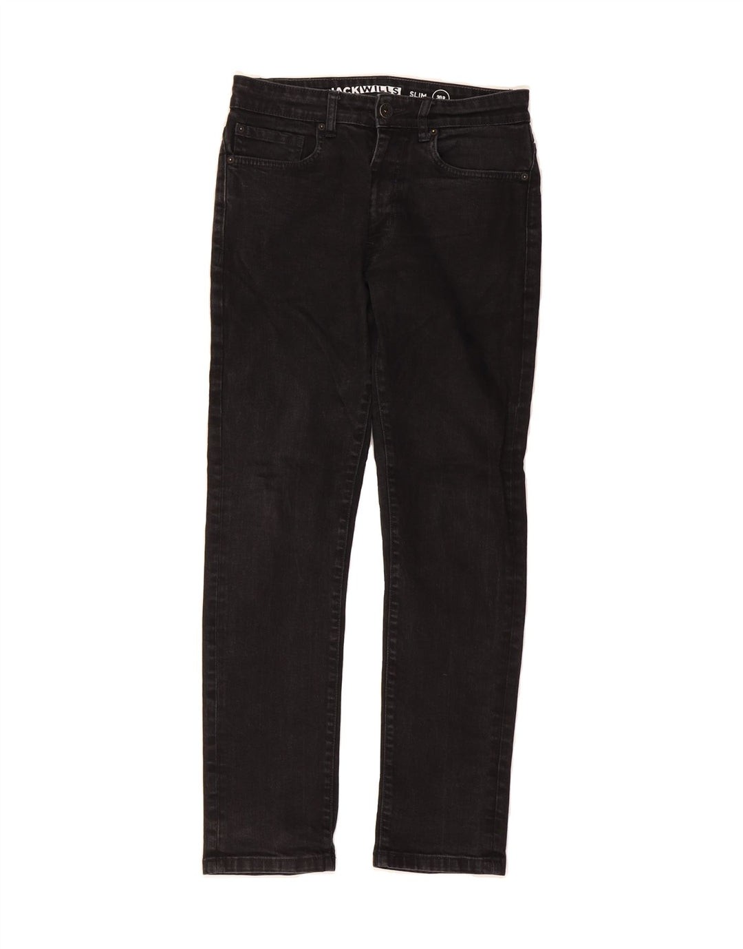JACK WILLS Mens Slim Jeans W30 L29 Black Cotton Vintage Jack Wills and Second-Hand Jack Wills from Messina Hembry 