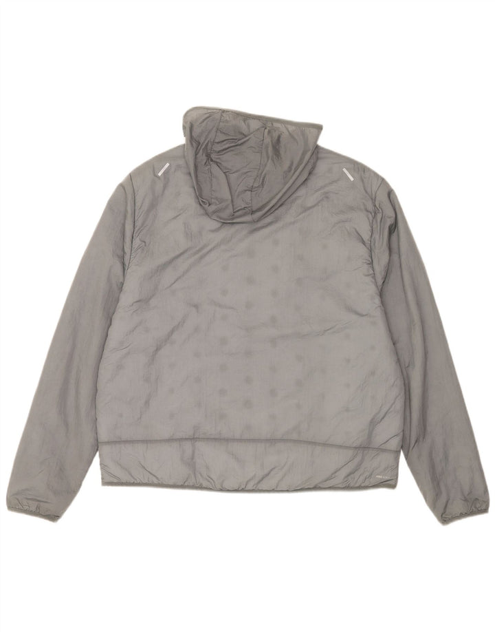 Jachetă căptușită cu glugă Nike pentru bărbați UK 42 XL Nylon gri