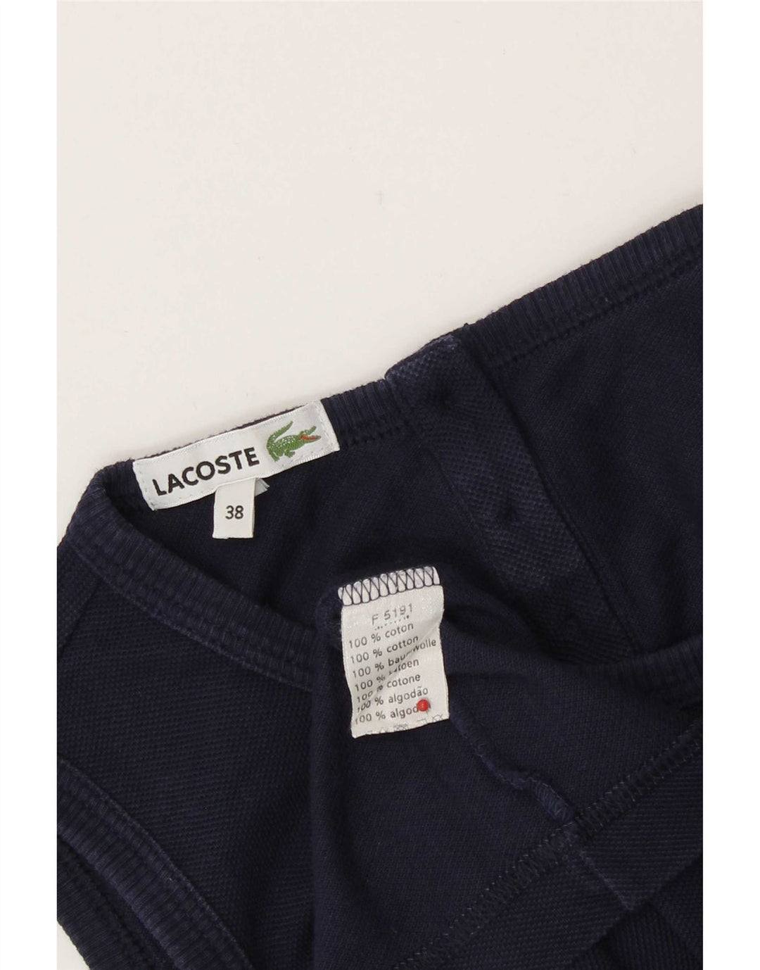 Vestă Lacoste Femei Top Mărimea 38 Medium Bleumarin Bumbac