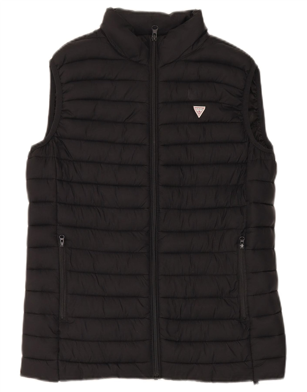 Gilet Captusit Guess Boys 13-14 Ani Poliamida Neagra