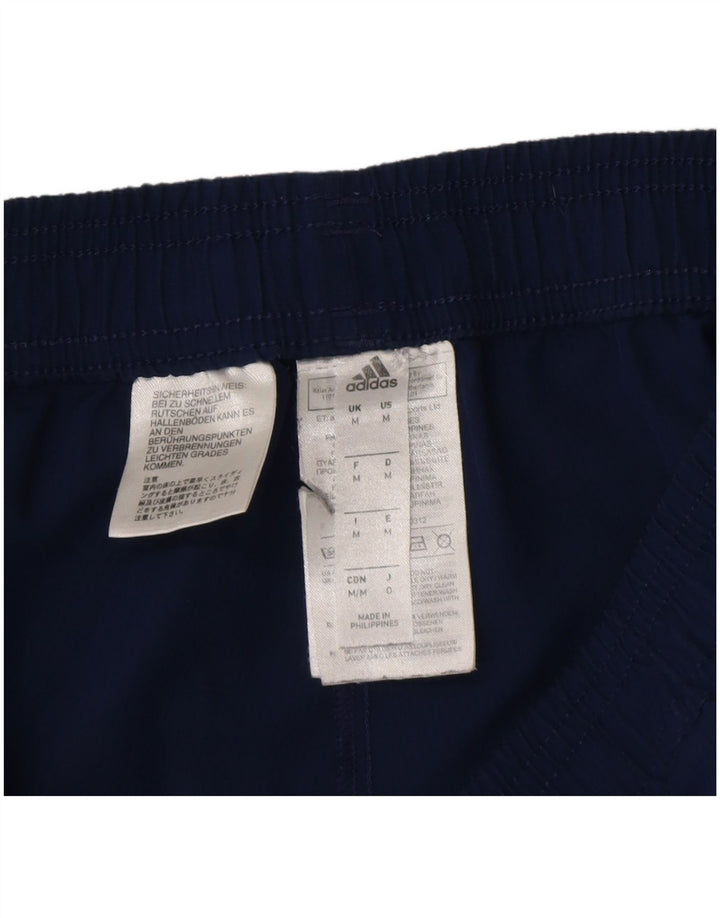 Pantaloni de trening Adidas pentru bărbați, poliester mediu albastru bleumarin