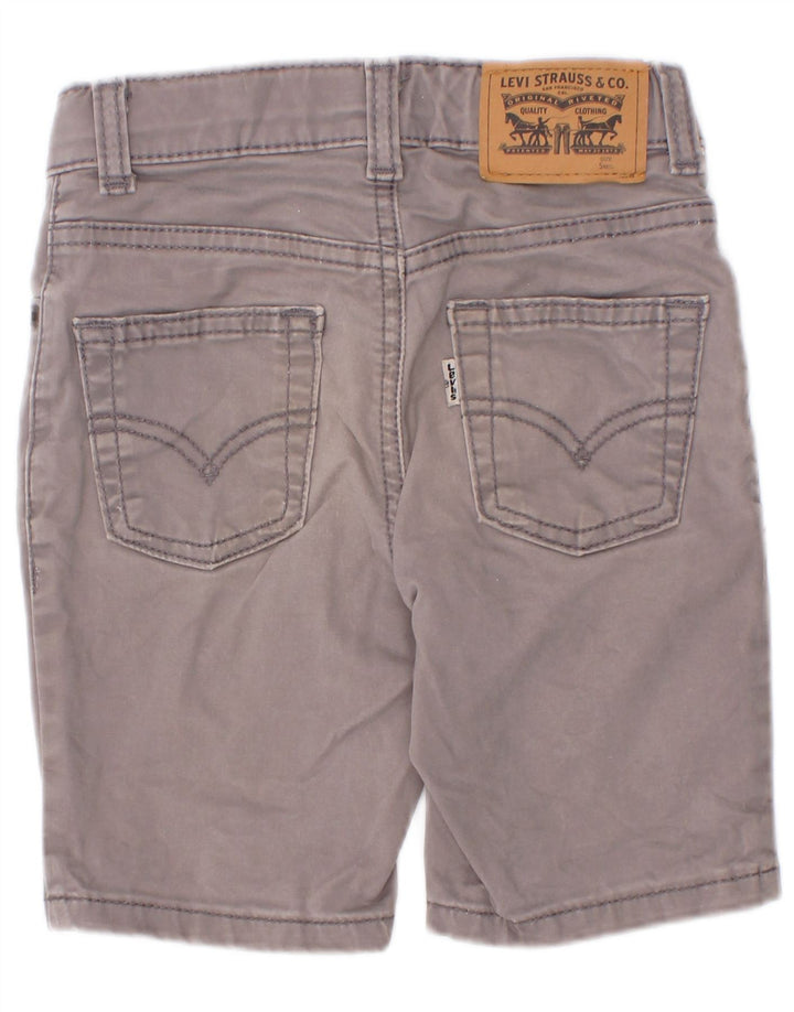 Pantaloni scurți casual Levi's 511 Slim 6-7 ani W20 bumbac gri