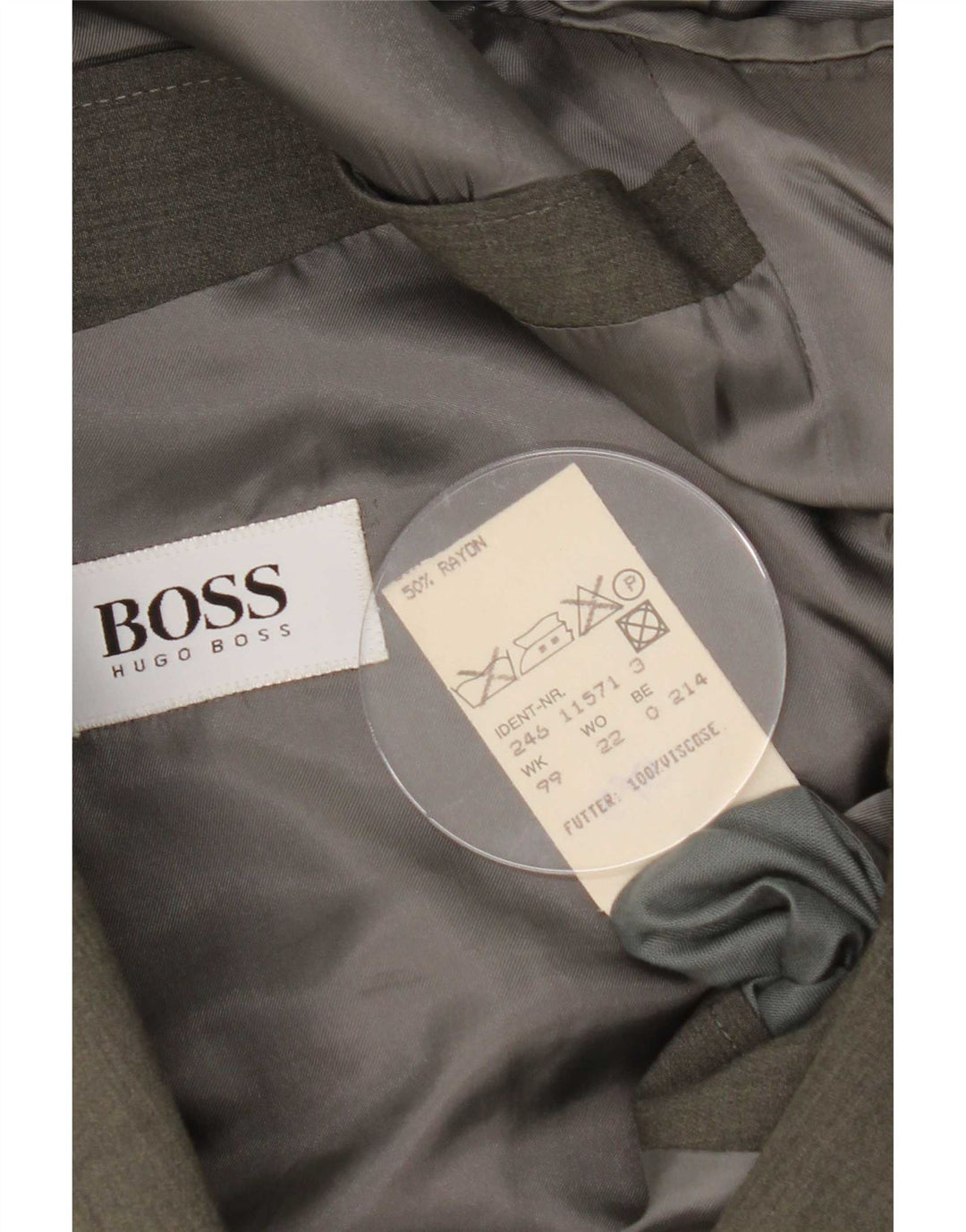Jachetă Blazer pentru bărbați Hugo Boss EU 54 2XL Lână gri
