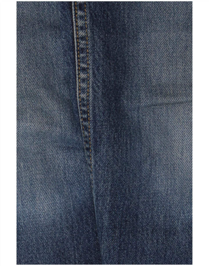 Blugi drepti pentru femei Lee US 10 Large W24 L28 Blue Bumbac