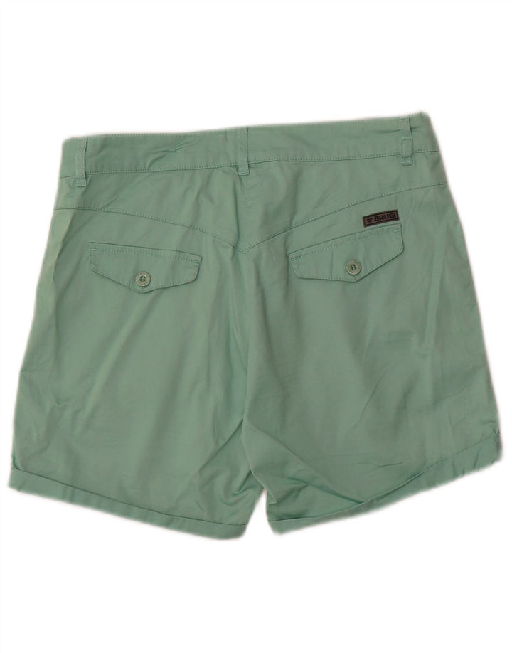 BRUGI Womens Casual Shorts IT 42 Medium W30 Green Cotton