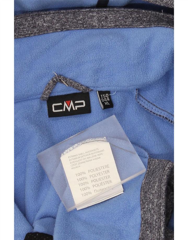 Jachetă de vânt cu glugă pentru femei CMP UK 18 XL, poliester cu pături albastre