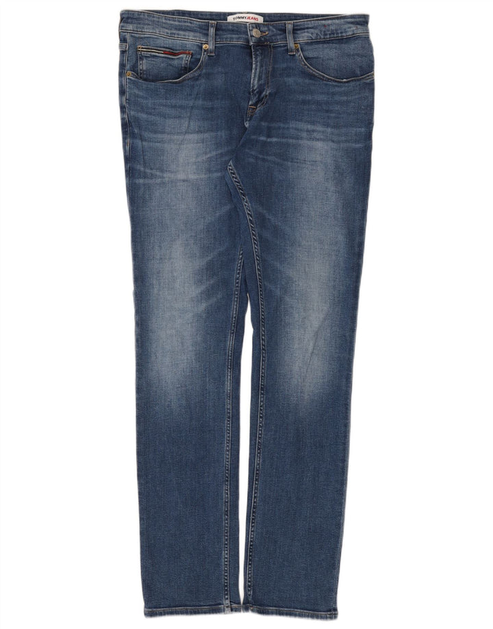 Blugi slim pentru bărbați Tommy Hilfiger W34 L34 Bumbac albastru