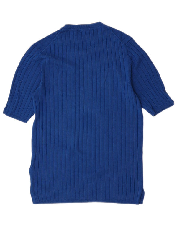Pulover pentru femei Marks & Spencer cu decolteu triplu UK 12 Medium Blue