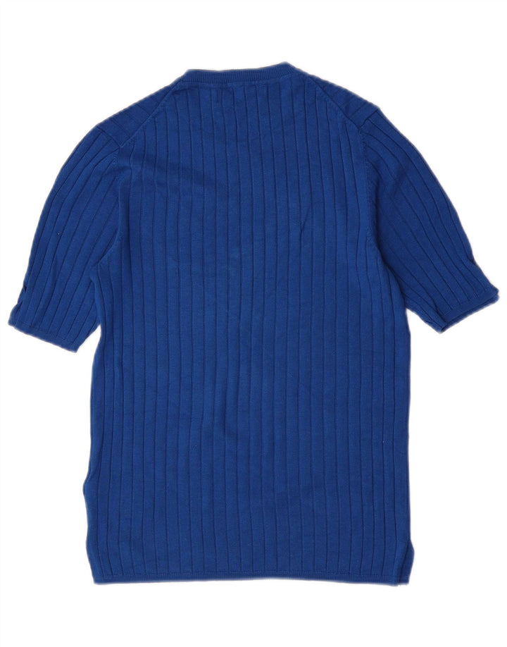 Pulover pentru femei Marks & Spencer cu decolteu triplu UK 12 Medium Blue