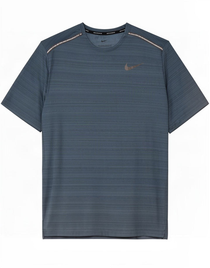 Tricou Nike pentru bărbați Dri Fit Top mare, albastru, poliester cu pături