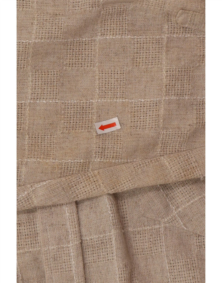 Cămașă Bărbați VINTAGE 2XL Bej Check