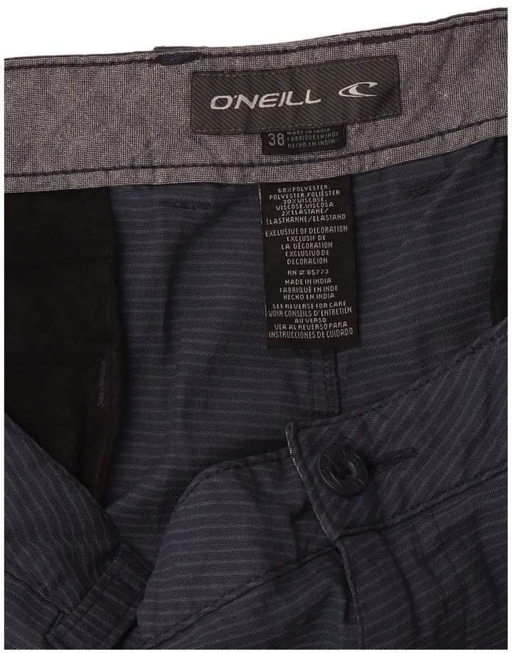 Pantaloni scurți chino pentru bărbați O'Neill W38 XL bleumarin, poliester cu dungi